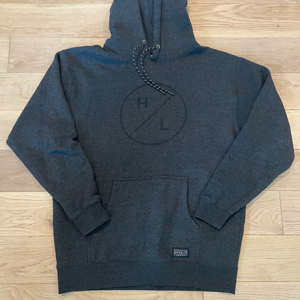 Hyperlite Wake Charcoal Gray Hoodie Sweatshirt